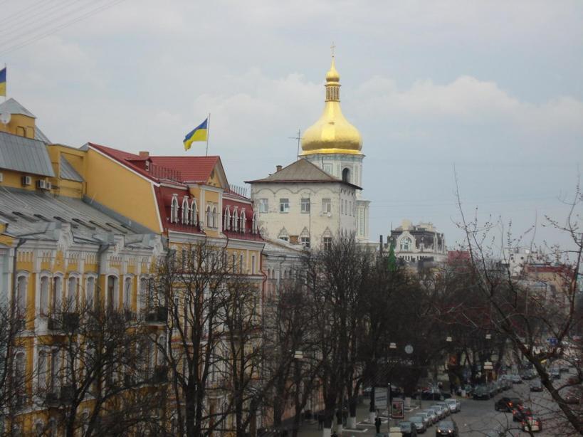 Отличная Квартира Рядом Золотыми Воротами Kiev Esterno foto